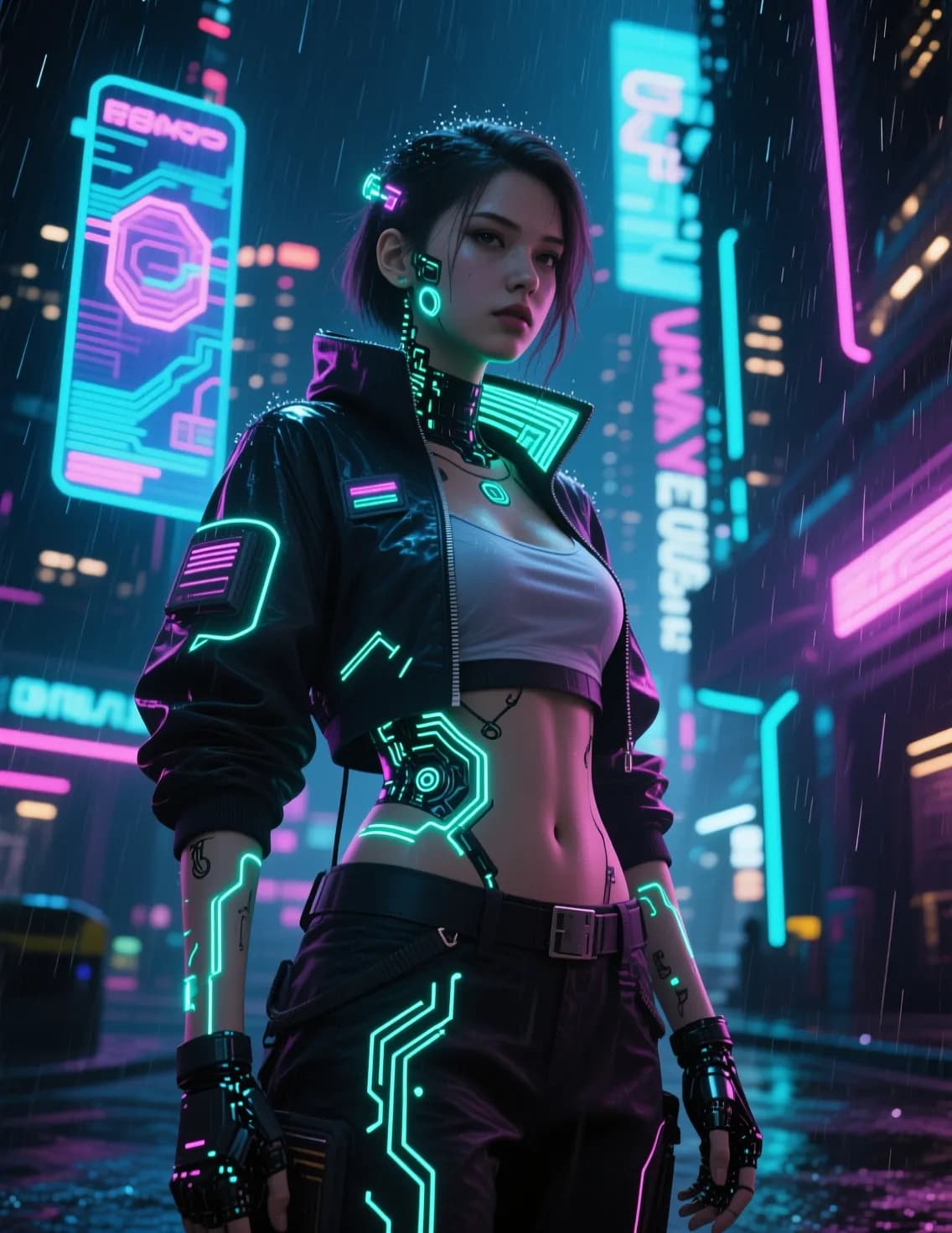 AI Cyberpunk Girl